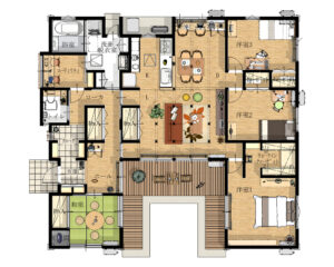 土岐市で間取りを考えた注文住宅を建てるのならワダハウジング