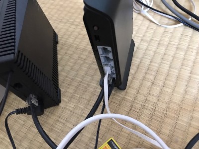 新築住宅で使う事があるインターネットルータ等の写真