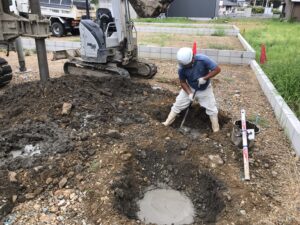 土岐市で丈夫な地盤に改良したモデルハウスならワダハウジング