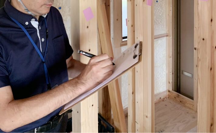 高い施工管理力