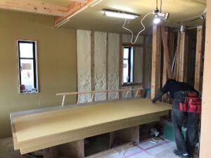 土岐市で木材を沢山使った注文住宅を造作するワダハウジング