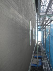 可児市で高耐久な通気工法のモルタル外壁の住宅はワダハウジング