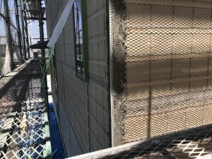 可児市で高耐久な通気工法のモルタル外壁の住宅はワダハウジング