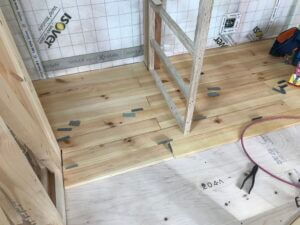 土岐市モデルハウスの工事風景を紹介するワダハウジング