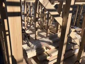 多治見市の木造注文住宅の上棟はワダハウジング