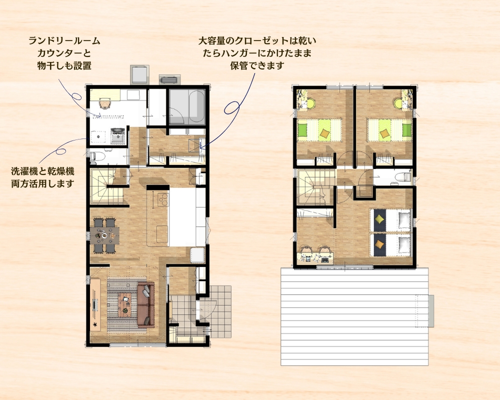 瑞浪市で洗濯の負担を減らす家を建てるならワダハウジングへ相談