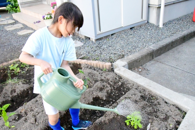 土岐市で家族と家庭菜園を楽しむ家を建てるならワダハウジング