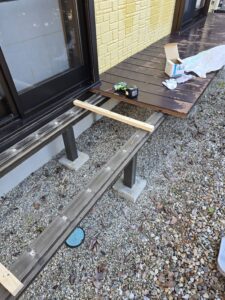 土岐市でウッドデッキ交換のリフォームならワダハウジング