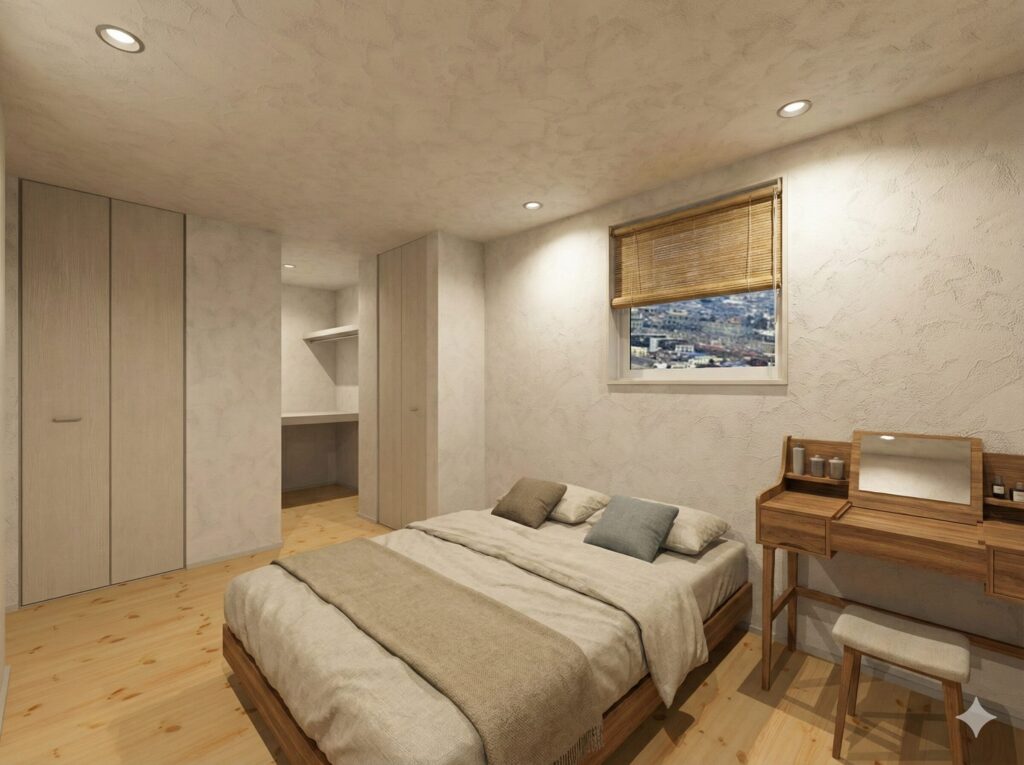 土岐市で塗り壁の外観の二階建てを建てるならワダハウジング