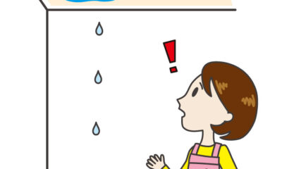 天井のシミに気づいたら雨漏りかも早めに対策しましょう。