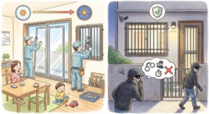 土岐市で住まいの防犯リフォームならワダハウジング