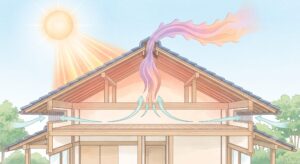 土岐市で断熱と棟換気で猛暑を乗り切る家ならワダハウジング