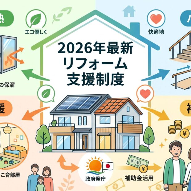 2026年最新リフォーム支援制度